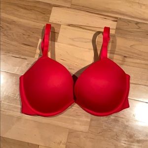 Red extra push up 34DD Victoria secret pink bra